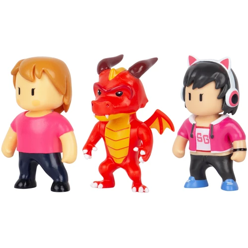 Набор коллекционных фигурок Stumble Guys - Оператор Джина, Дракон Инферно, Мис Стамбл (SG2020-3)
