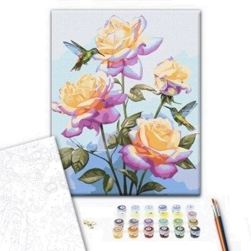 Картина по номерам Brushme Свидание среди роз ©Anna Steshenko 40х50 см (BS53914): Производитель Brushme