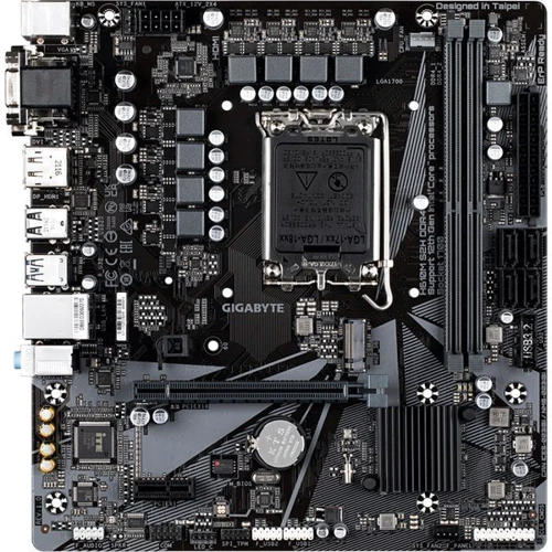 GIGABYTE H610M S2H DDR4: Разъемы на плате USB 3.2 Gen 1, USB 2.0