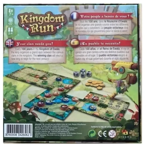 Настольная игра Анкама Бег Королевством (Kingdom Run) (англ.): Тип Детские