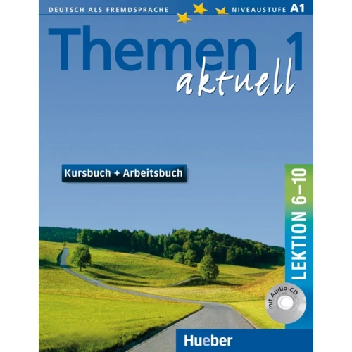 Themen aktuell 1: Kursbuch und Arbeitsbuch mit Audio-CD, Lektion 6–10