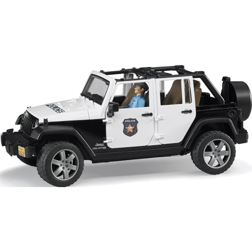 Джип Поліція Wrangler Unlimited Rubicon з фігуркою поліцейського, 1:16, Bruder (02526): Тип машинка спецслужб