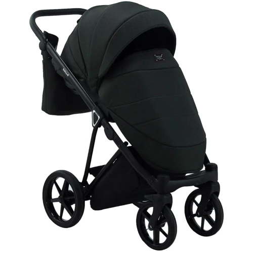 Коляска 2 в 1 Adamex Gallo Thermo GA-6 amazon green: Матеріал коліс резина