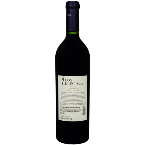 Вино Los Helechos Malbec De Malbecs червоне сухе 0.75 л (FSH_7790314006357): Країна виробник Аргентина