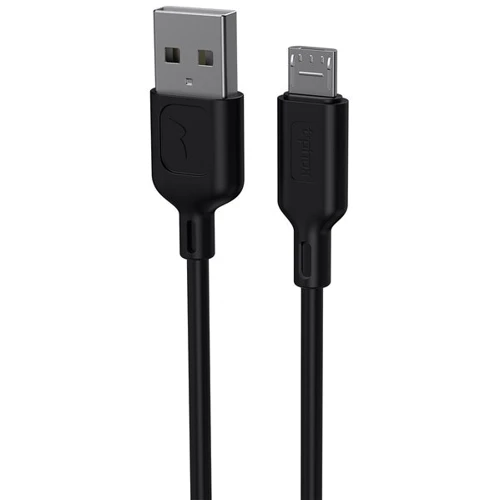 Кабель T-PHOX USB Cable to microUSB Fast 3A 1.2m Black (T-M829 Black): Тип USB Cable - microUSB