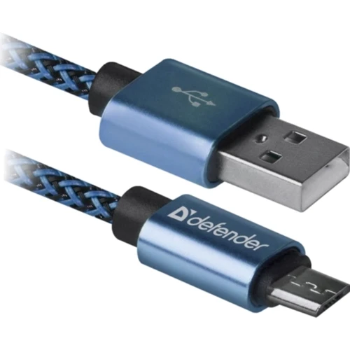 Кабель Defender PRO USB Cable to microUSB 1m Blue (87805)