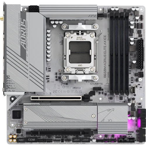 GIGABYTE B650M AORUS ELITE AX ICE (B650M A ELITE AX ICE) UA