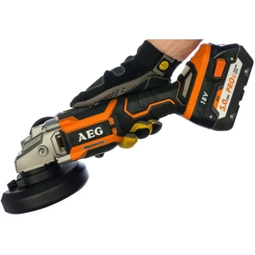 Болгарка (угловая шлифмашина) AEG BEWS 18-125 BL-502C (4935464417): Тип машины угловая