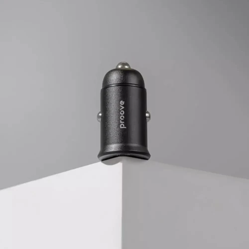 Зарядний пристрій Proove Car Charger USB+USB-C Tiny Power Pro 65W Black: Тип автомобильное
