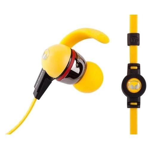 Наушники Monster iSport LiveStrong ControlTalk Yellow: Тип крепления крепление на ушах