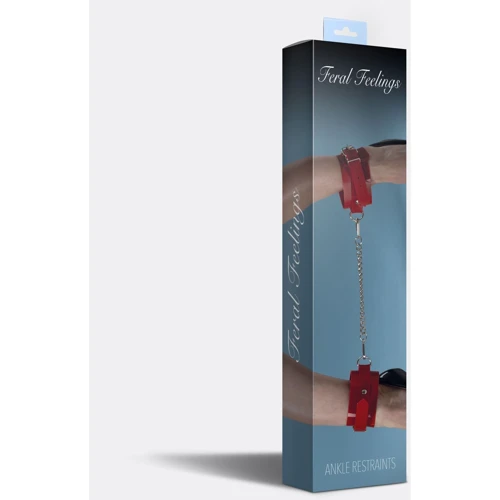 Поножи Feral Feelings - Ankle Restraints Red