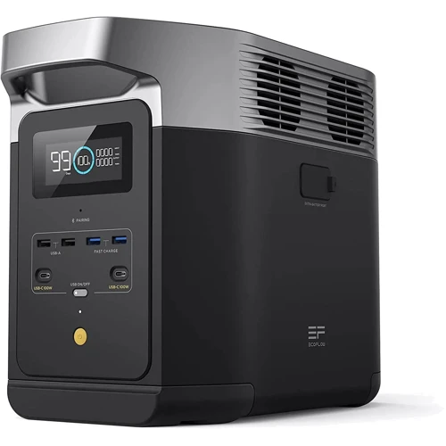 Зарядная станция EcoFlow DELTA 2 1024Wh 1800W 220V CN (ZMR330-CN) KR-переходник для EU в комплекте: Размер, мм 400x211x281