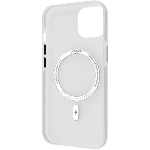 Чехол для iPhone Proove Astro Case with Magnetic Ring White for iPhone 15: Материалы Пластик