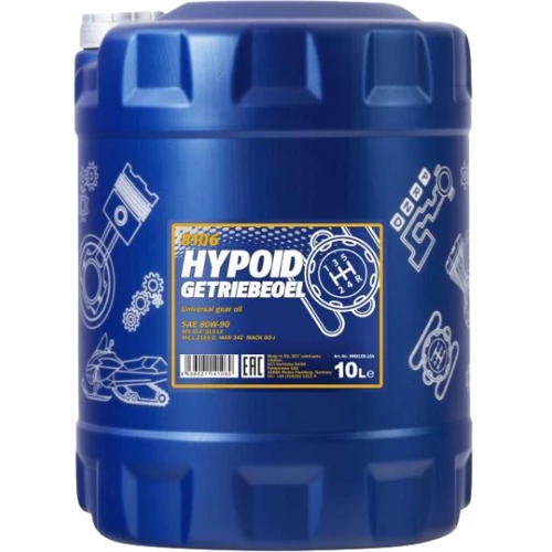 Трансмиссионное масло Mannol Hypoid Getriebeoel 80W-9010л (MN8106-10)