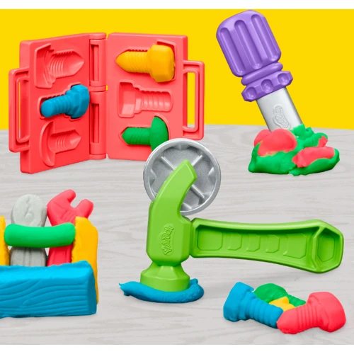Набір для творчості HASBRO PLAY-DOH з пластиліном Верстат для штампування та розпилювання (F9141) фото 9