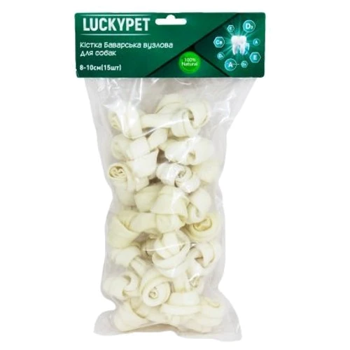 Лакомства Lucky Pet Кость Баварская узловая №1 8-10 см 15 шт (551962)