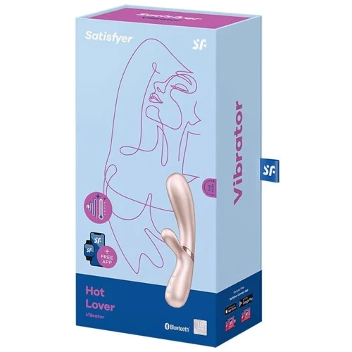 Смарт вибратор-кролик с подогревом Satisfyer Hot Lover Nude