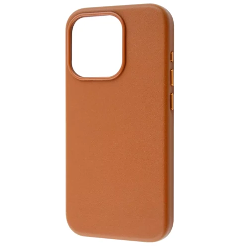 Чехол для iPhone WAVE Premium Leather Edition Case with MagSafe Umber for iPhone 15 Pro