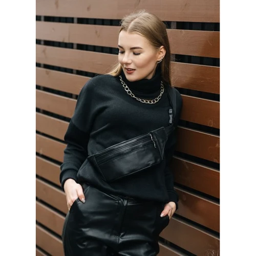 Жіноча поясна сумка Sambag Tirso BTT чорна (81338001): Тип Сумки