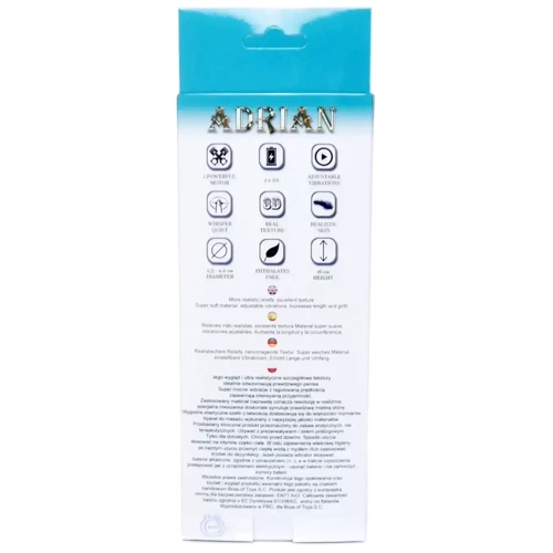 Страпон мужской с вибрацией BOSS - Adrian Hollow Strap-on vibrating 2.0, BS4600009-1