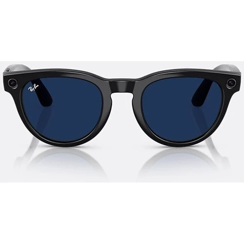 Смарт-окуляри Ray-Ban Meta Low Bridge Fit Shiny Black - Transitions Clear/Sapphire size L (RW4009F 601/MF 51-23) фото 3