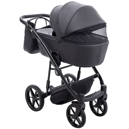Коляска 2 в 1 Adamex Mobi Air Thermo New ECO SA-2 черный (681096): Ширина шасси 57.5 см