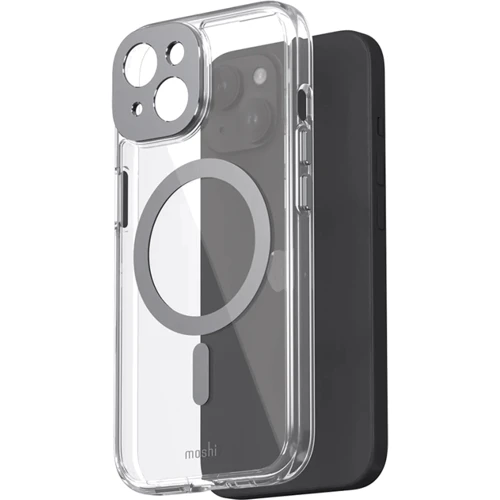 Чехол для iPhone Moshi iGlaze Slim Hardshell Case Meteorite Gray (99MO231005) for iPhone 15: Тип чехла накладка на заднюю часть