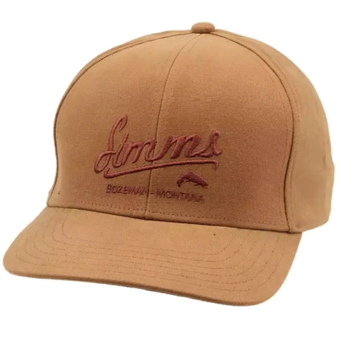 Мужская бейсболка Simms Riprap Canvas коричневая (13026-262-00)