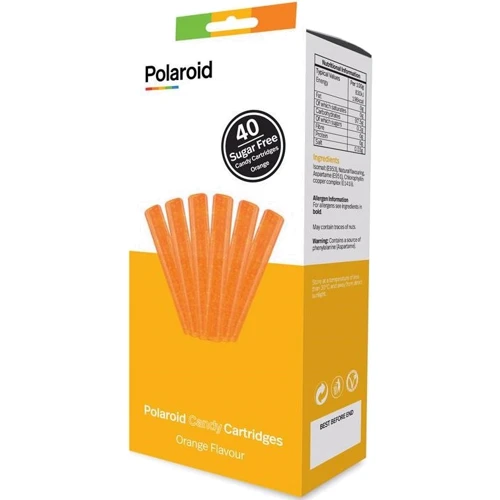 Набор картриджей для 3D ручки Polaroid Candy pen апельсин оранжевый (40 шт)
