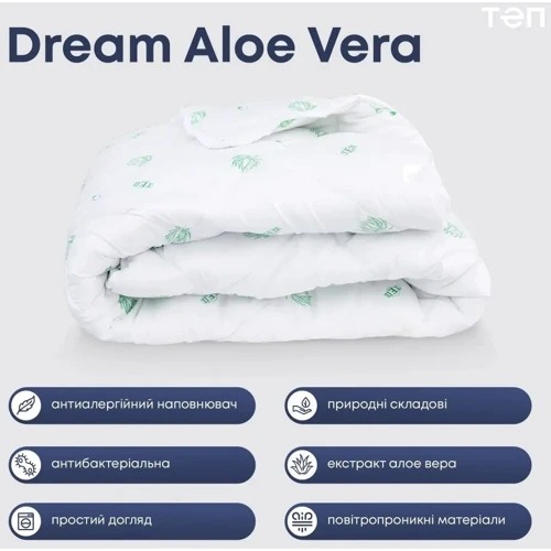 Одеяло ТЕП Dream Collection Aloe Vera 140х210 см (1-02568): Тип Всесезонные