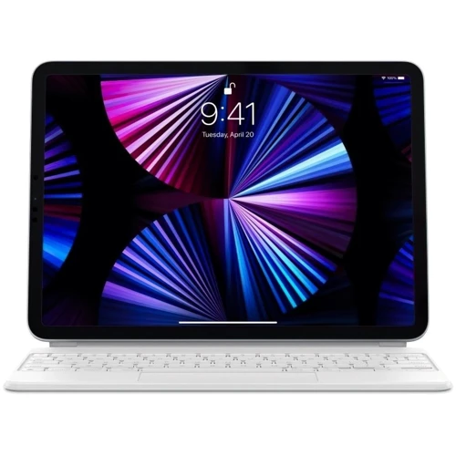 Аксесуар для iPad Apple Magic Keyboard для iPad Pro 11-inch (3rd generation) та iPad Air (5th generation) - White - Ukrainian (MJQJ3UA/A) фото 5