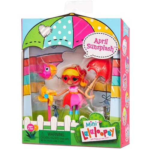 Лялька MINI LALALOOPSY – Райдужна Ейпріл (з аксесуарами): Вік от 4 лет