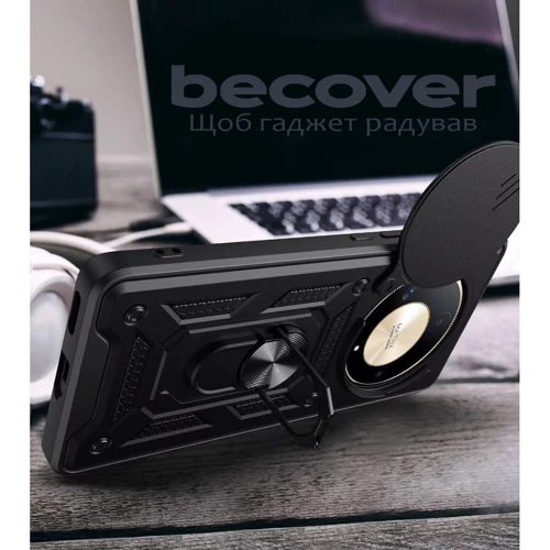Чехол для телефонов BeCover Military Black for Honor Magic5 Lite 5G (710996): Тип накладка на заднюю часть