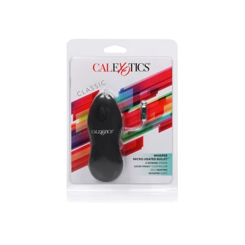 CalExotic Whisper Micro Heated Bullet - миниатюрное виброяйцо, 3x1 см