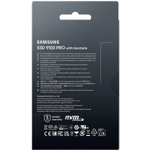 Samsung SSD M.2 2280 2TB 9100 PRO Heatsink (MZ-VAP2T0CW) UA