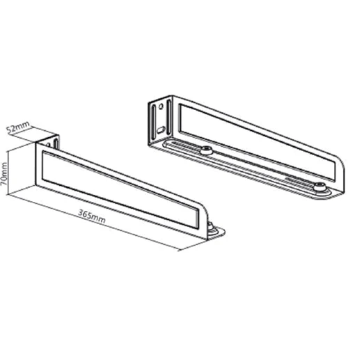 Кронштейн до СВЧ Gembird WM-U35-01-W