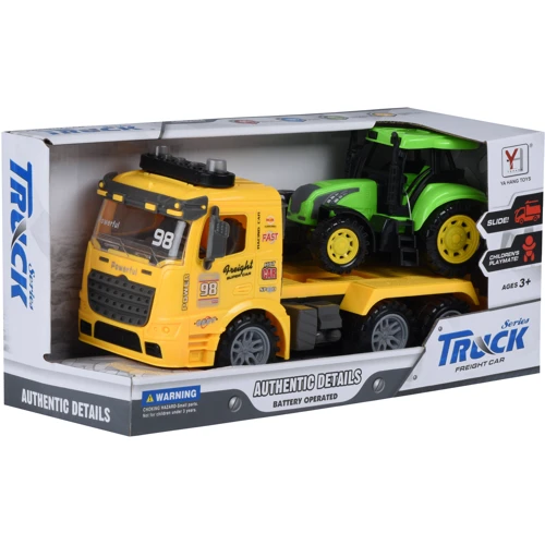 Набор машинок Same Toy Truck тягач со светом и звуком и трактор (98-615AUt-1)