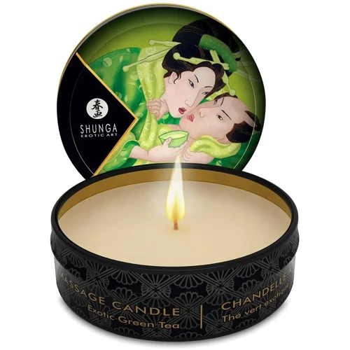 

Массажная свеча Shunga Mini Massage Candle - Exotic Green Tea (30 мл)