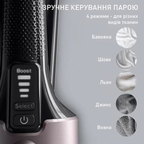 Відпарювач Tefal Pure Force DT8765E0: Подача пара, г / хв 35