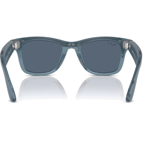 Смарт-окуляри Ray-Ban Meta Wayfarer Matte Jeans Frame - Dusty Blue Lenses size L (RW4006 67552V 53-22): Тип гаджета Смарт-очки