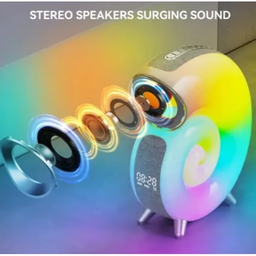 Ночник-лампа INSPIRE Light Sound Machine с колонкой и часами (N70): Вид Другое