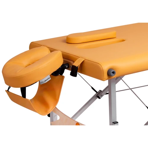 Массажный стол MOV Reflex Alu Pro 80 оранжевый (ReflexAluPro80-Yellow)