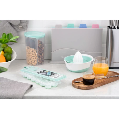 Форма для льда Ardesto Fresh с крышкой голубой тифани (AR1104TP)