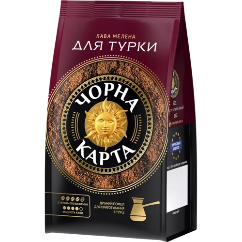 Кофе молотый Чорна Карта Для турки 70 г (8719325127645)