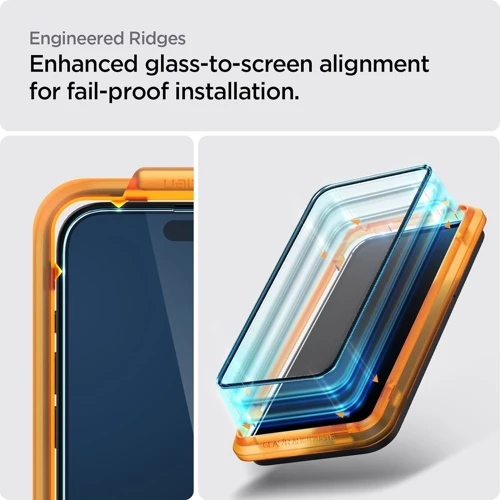 Защитное стекло для iPhone Spigen Tempered Glas tR AlignMaster FC 2 Pack Black (AGL06886) for iPhone 15 Plus: Тип аксессуара защитное стекло