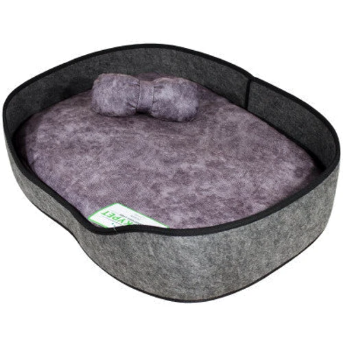 Лежак Lucky Pet Цезар №1 для собак фиолетово-серый 32x43x10 см (551054)
