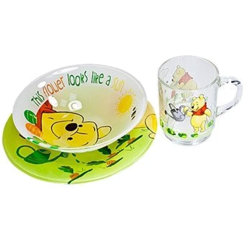 Столовий сервіз Набір Luminarc Winnie Garden H6435 / СК (тарілка, салатник, кружка)