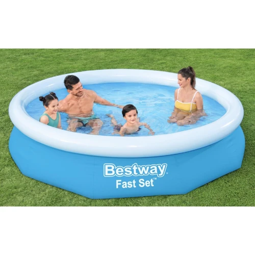 Бассейн Bestway семейный круглый 305-66 см (57458) (3200 л, фильтр-насос 220V) фото 1