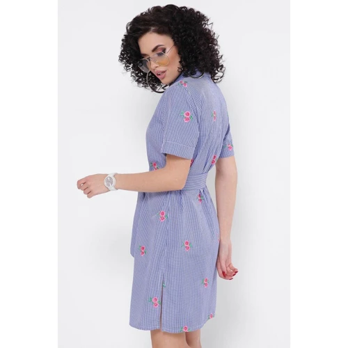 Сукня FashionUp PL-1767A 44 синє повсякденне до середини стегна: Вид Повсякденні сукні