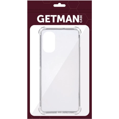 Аксессуар для смартфона TPU Case GETMAN Ease logo Transparent for Motorola Moto G41: Тип накладка на заднюю часть